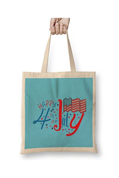 dekado Happy Independence Day 4th Of July Gift Celebration Patriotic Cloth Ba...