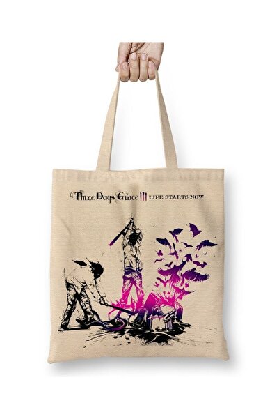 dekado حقيبة حمل ذات مقبض طويل من Three Days Grace Korn Godsmack Deftones Linkin