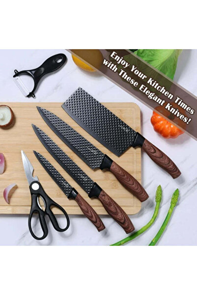 OEM LUDORA® Kitchen Knife Set, 6 Pieces