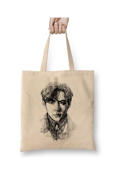 dekado حقيبة يد BTS Kim TaeHyung Spark ذات مقبض طويل