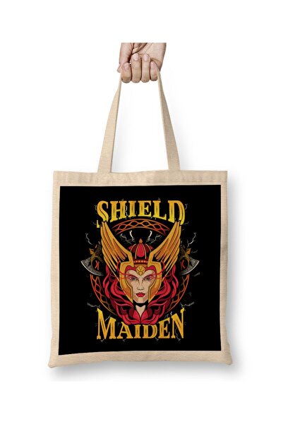 dekado حقيبة يد نسائية من Shield Maiden Norse Mythology Warrior بمقبض طويل