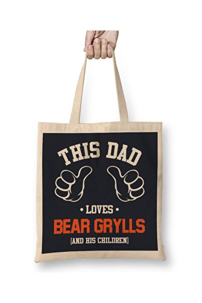 dekado حقيبة يد طويلة للأطفال من This Dad Loves Bear Grylls And His