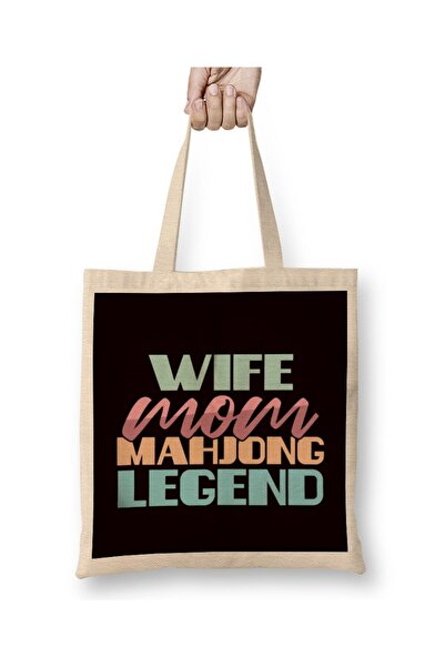 dekado حقيبة حمل صينية من Wife Mom Mahjong Legend Mah-Jongg Player Solitaire ...