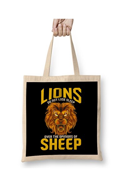 Generic Brand حقيبة حمل من Lions Do Not Lose Sleep Over The Opinions Of Sheep...