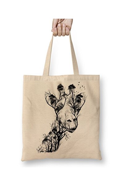 dekado Wild Animals Wildlife Tote Bag Long Handle