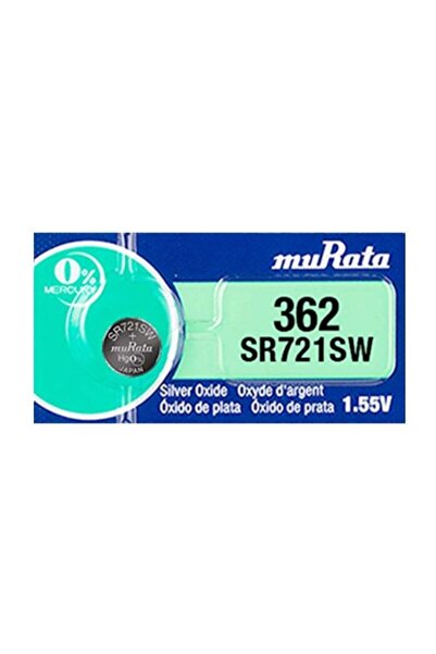 MURATA 1 Piece 362 Battery SR721SW 1.55V Silver Oxide