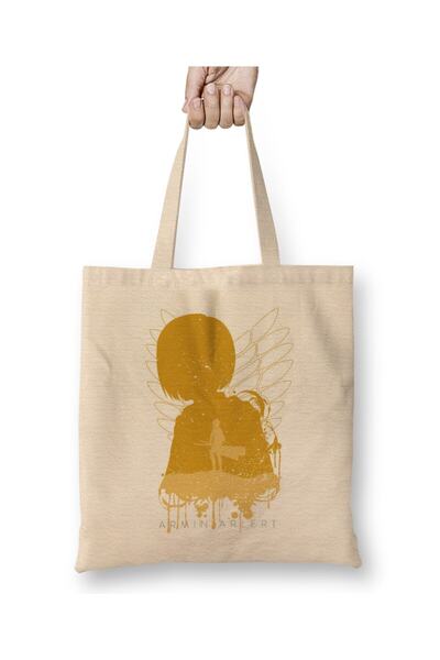 Generic Brand Attack On Titan Armin Arlert In Silhouette Cloth Bag Long Handle