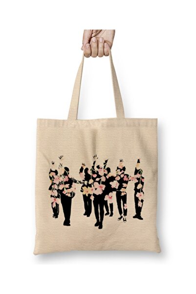 Generic Brand Bts Spring Day 01 Cloth Bag Long Handle