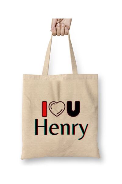 dekado Henry Name Custom Design Gift Baby-Gift For Him Diaper Bag Long Handle