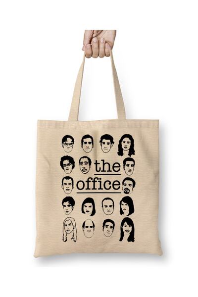 dekado The Office Faces Cloth Bag Long Handle