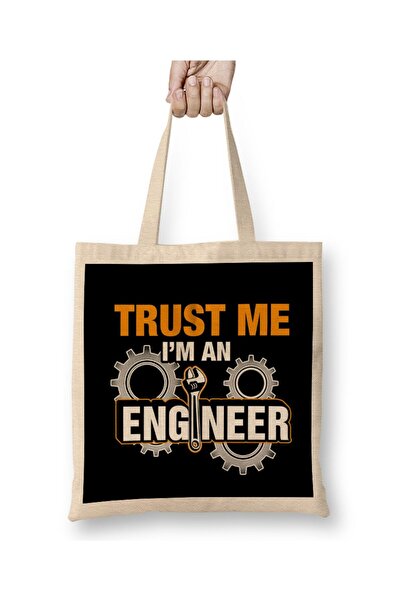 dekado حقيبة قماش I Am A Mechanical Engineer 02 بمقبض طويل