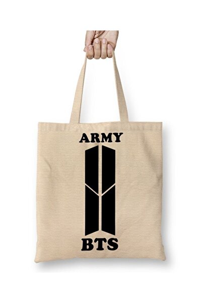dekado حقيبة قماش BTS 22 بمقبض طويل