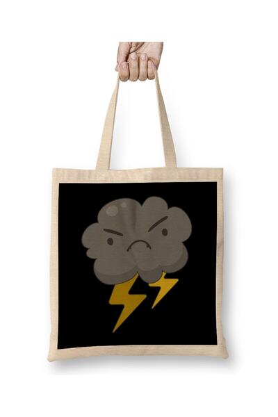 dekado حقيبة حمل طويلة بمقبض طويل من Angry Cloud مع Lightning Thunderstorm We...