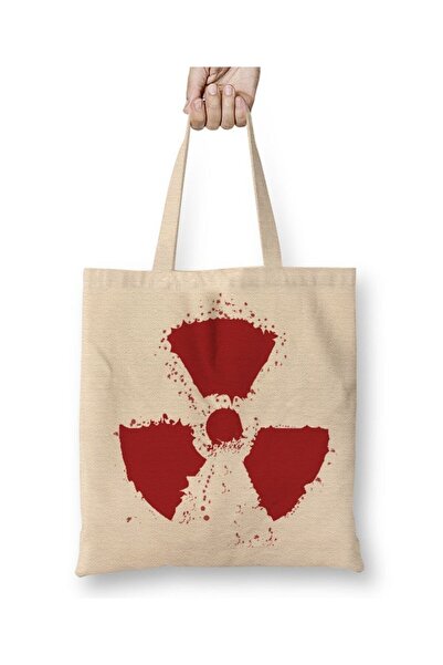 dekado Radiation Printed Cloth Bag Long Handle