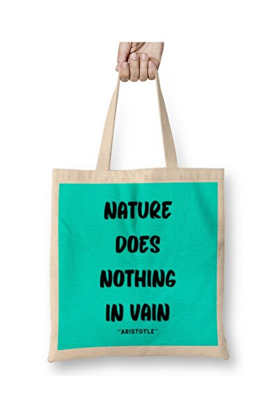 dekado Nature Quotes Lover Conservation Gif Sayings Words Gifts Cloth Bag Lon...