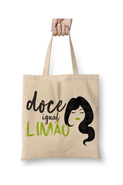 dekado Doce Igual Limao Tote Bag Long Handle