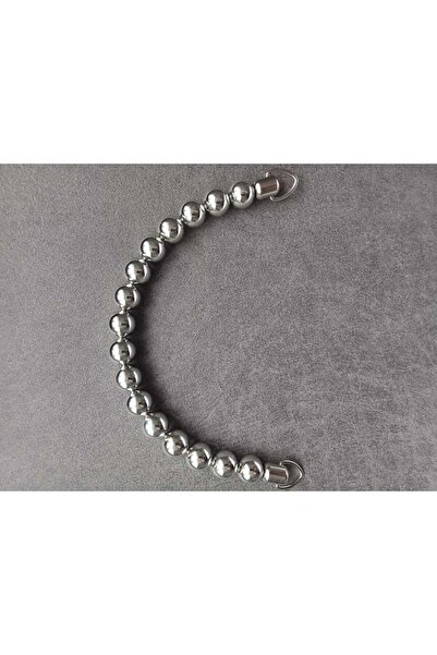 hobi duragı 18 cm Beaded Bag with Rings on the Ends - Single