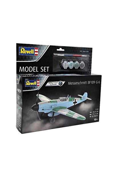 REVELL Aircraft model Easy-Click-System Messerschmitt BF109 G-6 1:32 + paint