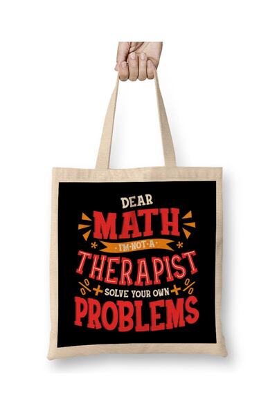 dekado حقيبة حمل ذات مقبض طويل من Dear Math I Am Not a Therapist Solve Your P...
