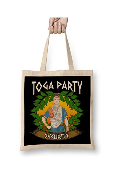 dekado حقيبة حفاضات Toga Party Security Guard Funny Fraternity Party بمقبض طويل