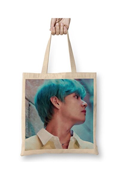 dekado حقيبة قماش BTS V Lights بمقبض طويل