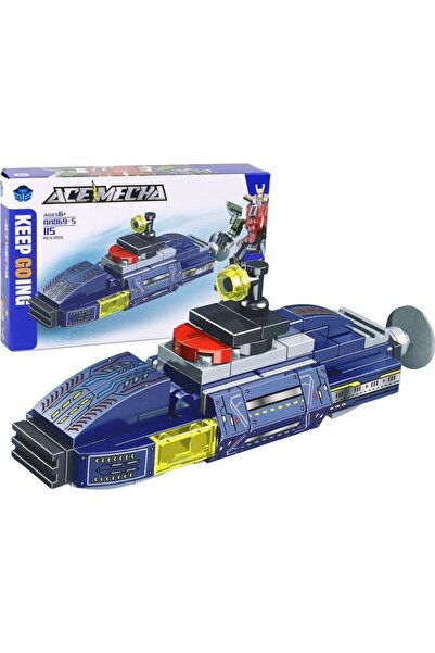 LeanToys Submarine Building Blocks 115 Pieces Construction Stickers