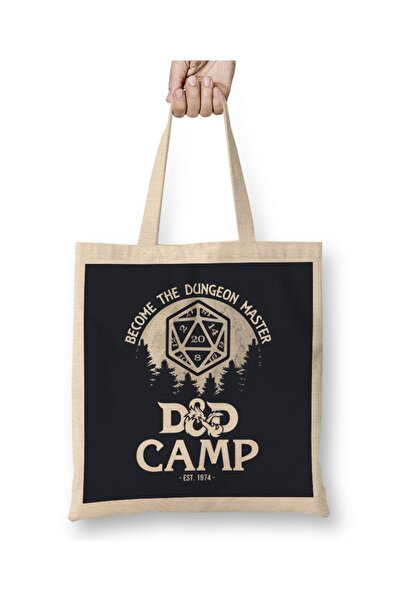 dekado D And D Camp Become A Dungeon Master Tote Bag Long Handle