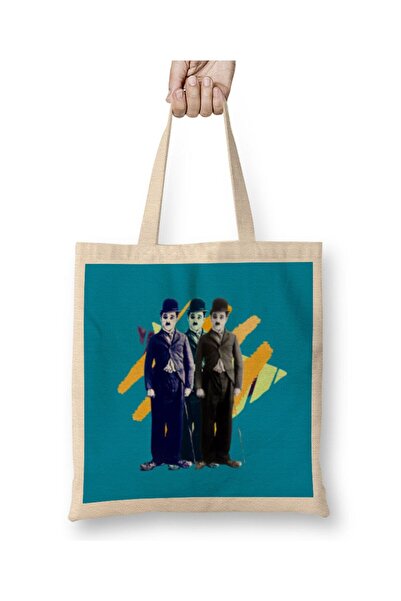dekado Charlie Chaplin Quotes Art Gift - Vintage Retro Style Cloth Bag Long H...