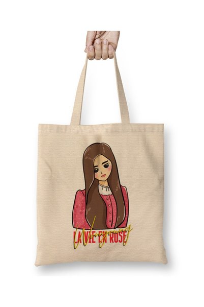 dekado La Vie En Rose Jang Wonyoung Tote Bag Long Handle