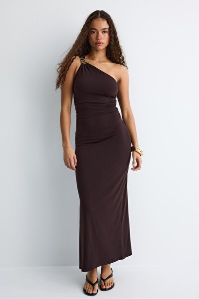 Stradivarius Metallic detail dress