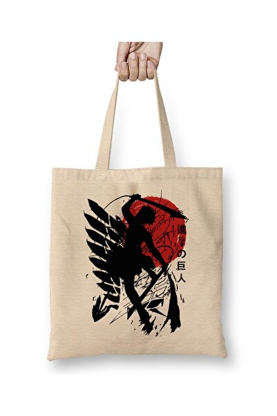 dekado Attack On Titan Levi Cloth Bag Long Handle