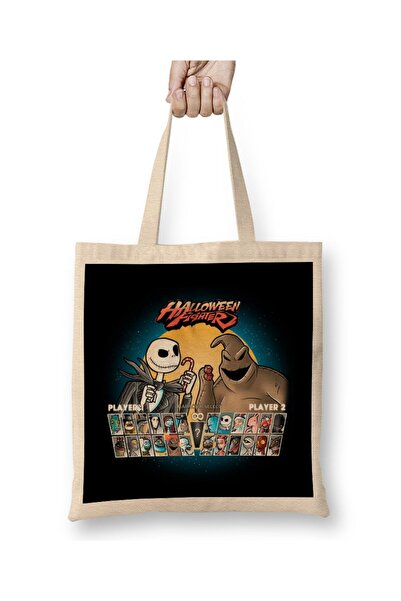 dekado Halloween Fighter Tote Bag Long Handle
