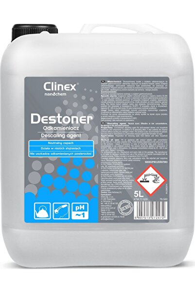 Clinex Concentrat puternic detartrant pentru echipamente alimentare, destoner...
