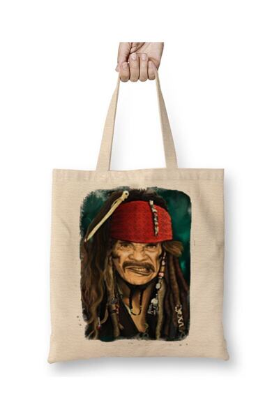 dekado Seu Madruga Pirata Cloth Bag Long Handle