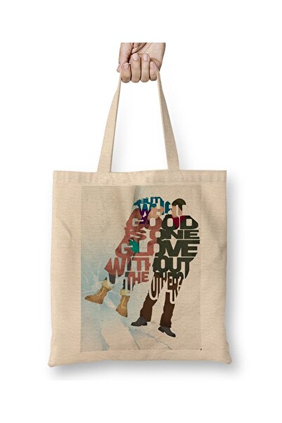 Generic Brand حقيبة قماش Eternal Sunshine Of The Spotless Mind 02 بمقبض طويل