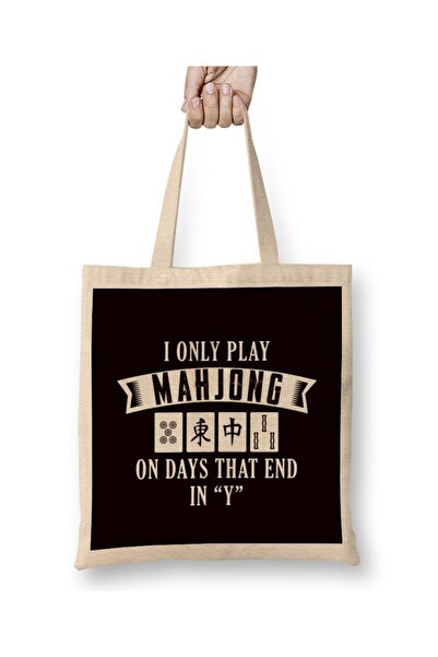 dekado Mahjong Mother Player Board Game Mah-Jongg China Solitaire Cloth Bag L...