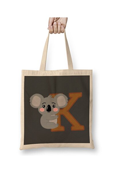 dekado حقيبة حمل K For Koala Koala Lover ذات مقبض طويل