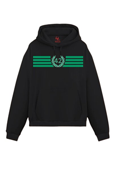 Rabona Fashion Konya 42 Legacy – Ribbon Printed Sweatshirt/Hoodie with Wreath...