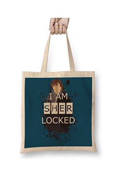 dekado I Am Sher Locked Tote Bag Long Handle