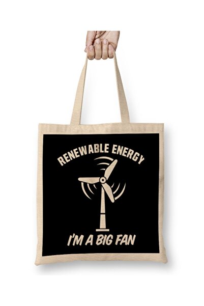 dekado Renewable Energy I'm A Big Fan 01 Cloth Bag Long Handle