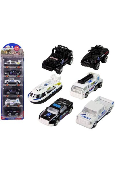 LeanToys Set Vehicule de Poliție Resorak 1:64
