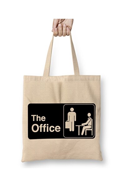 dekado The Office Dunder Mifflin Logo Galactic Edition Tote Bag Long Handle