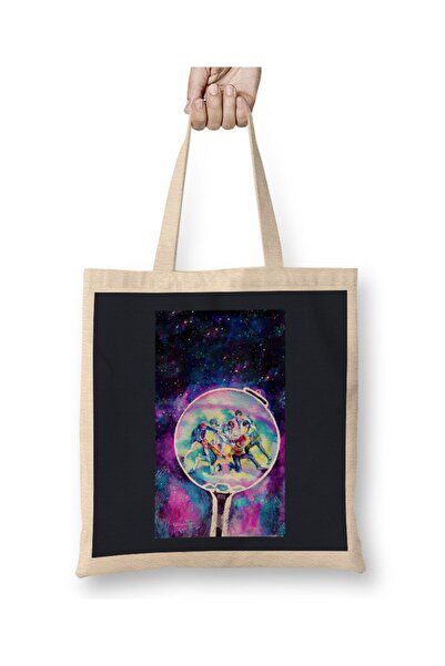 dekado Bts Armys Galaxy Tote Bag Long Handle