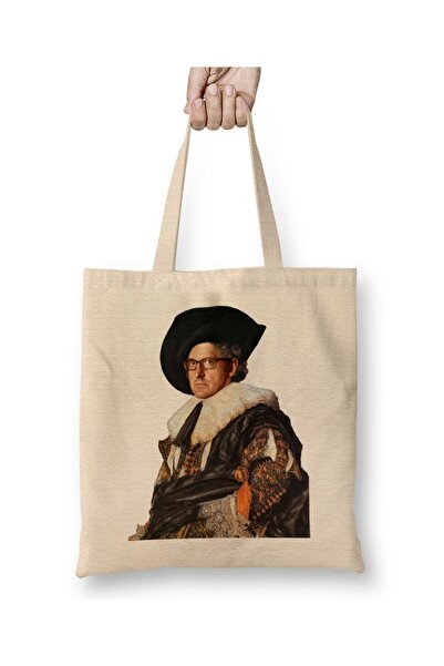 dekado Louis Theroux Laughing Cavalier Tote Bag Long Handle