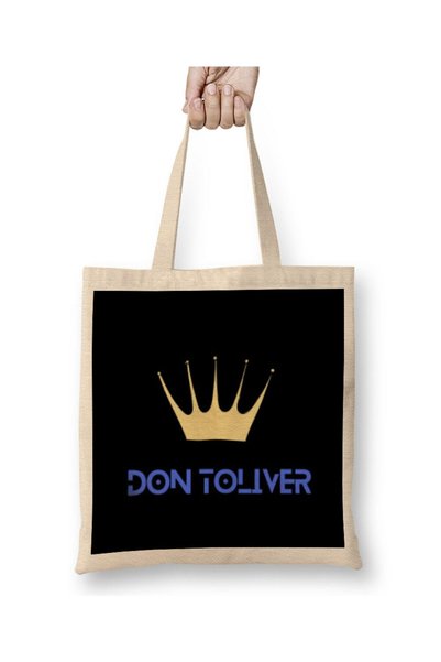 dekado Don Toliver LOGO Cloth Bag Long Handle
