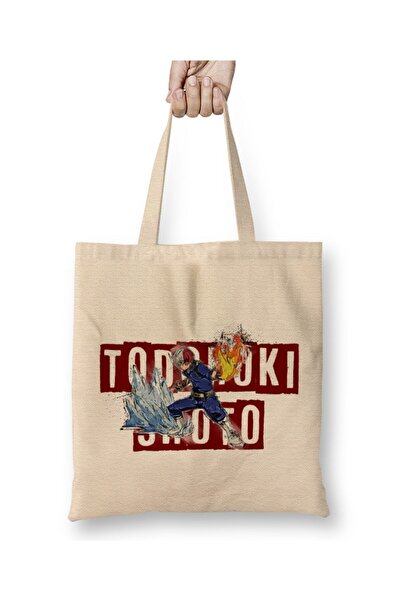 dekado Todoroki Half Half Todoroki Shoto Cloth Bag Long Handle
