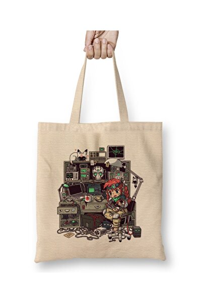 dekado I Am An Engineer 07 Cloth Bag Long Handle