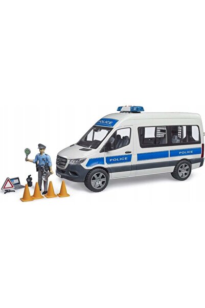 Other Sprinter de poliție MB cu figurină polițist și modul de iluminare, sunet
