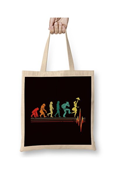 dekado Evolution Line Dancer Dancing Country Music Western Cowboy Tote Bag Lo...