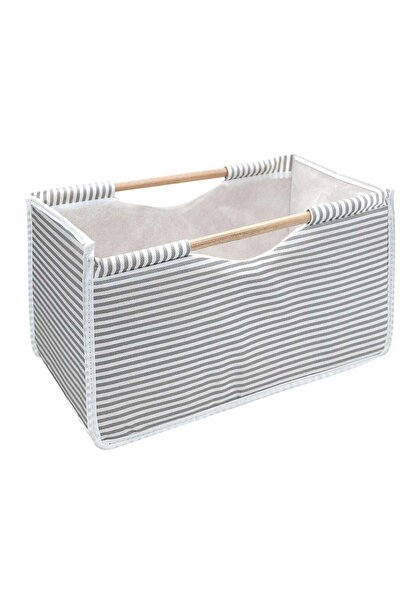 Gri Beyaz Γκρι-Λευκό Unisex ΜΙΝΙ ΚΟΥΤΙ ΜΕ ΞΥΛΙΝΗ ΛΑΒΗ Κωδικός Μοντέλου: 18856...